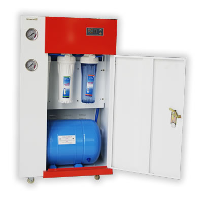 150-300G低柜式净水设备（白橘色）